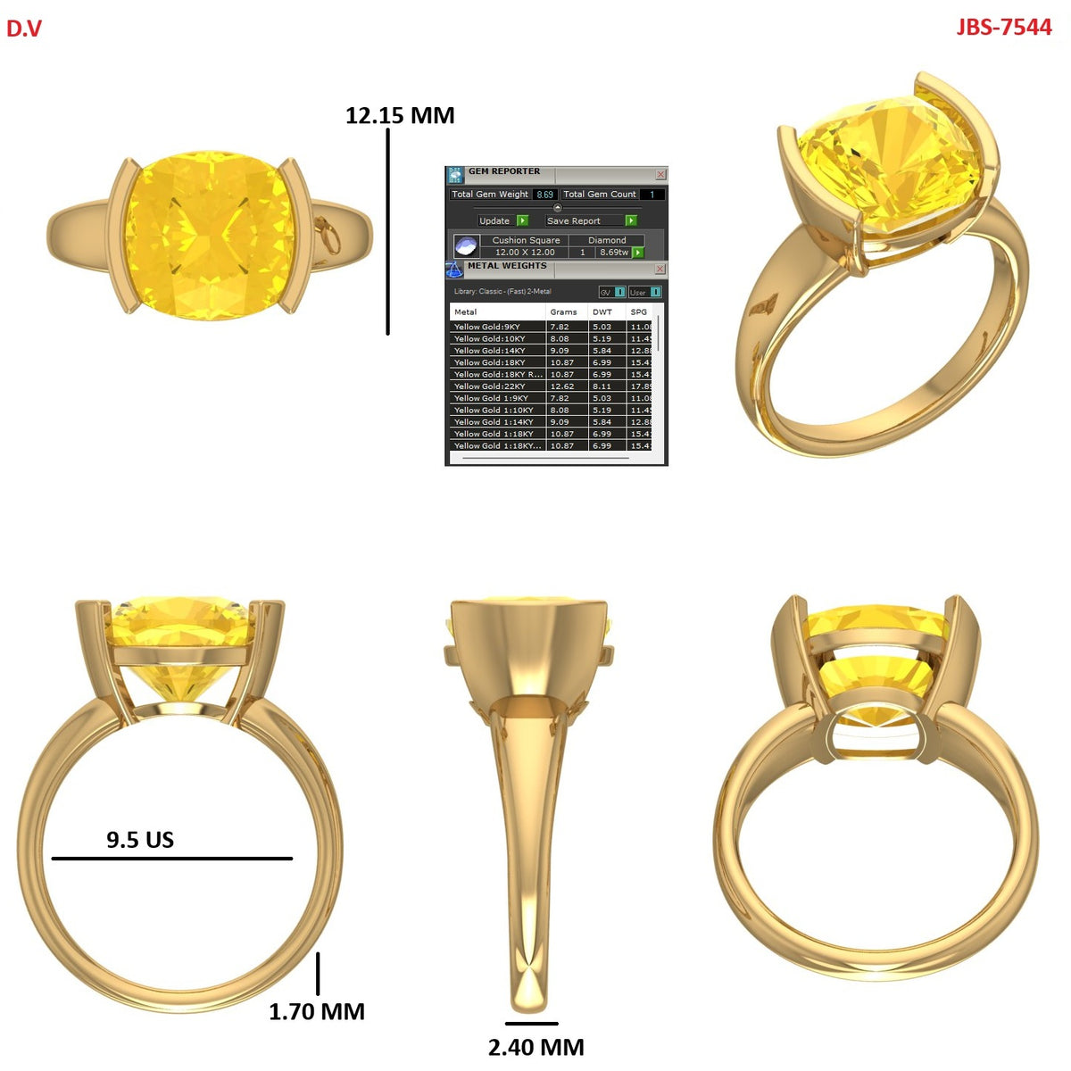 Custom Ring Order Abby citrine