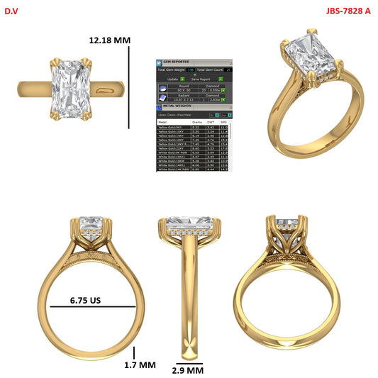 Custom Ring Order Dayon Radiant