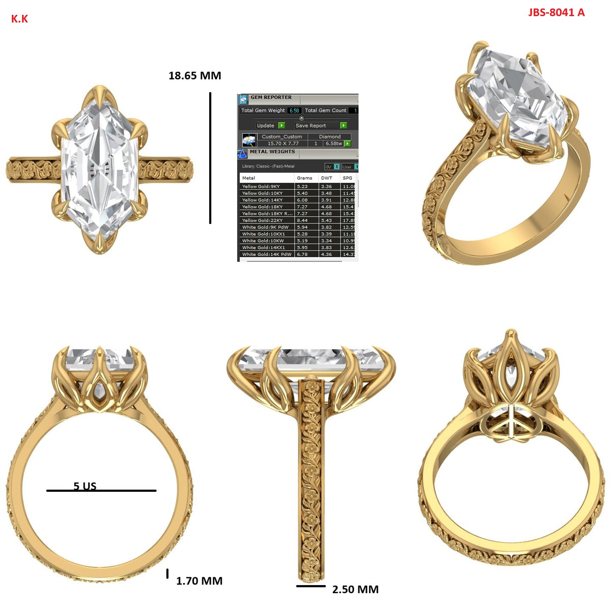 Custom Ring Order Hanock Berhane