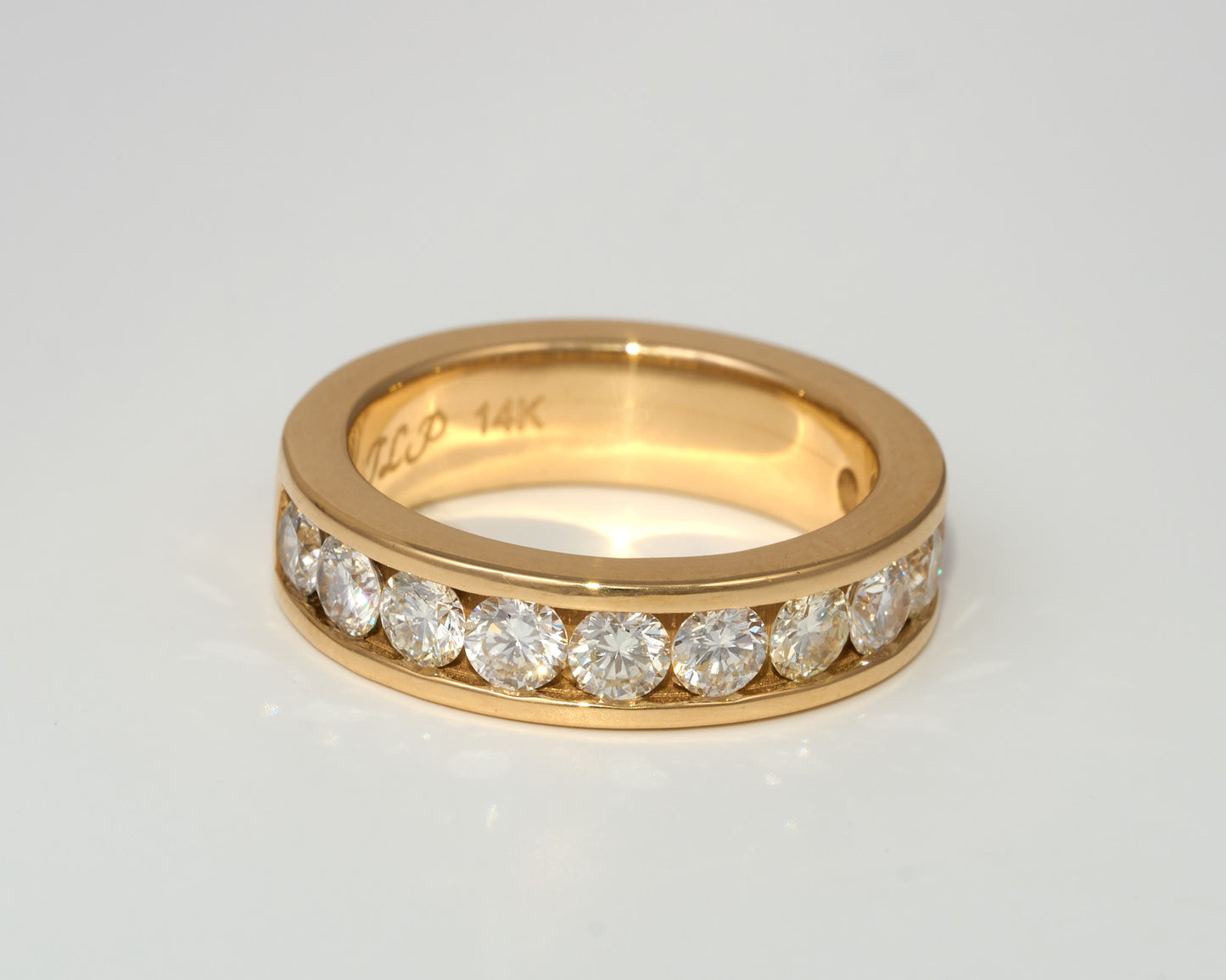 4mm Lab-Grown Diamond Channel Set Wedding Band