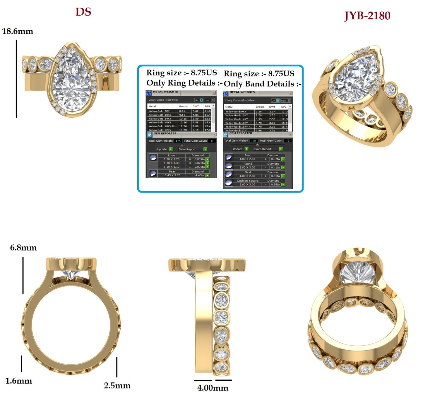 Custom Ring Order - Noelle engagement ring