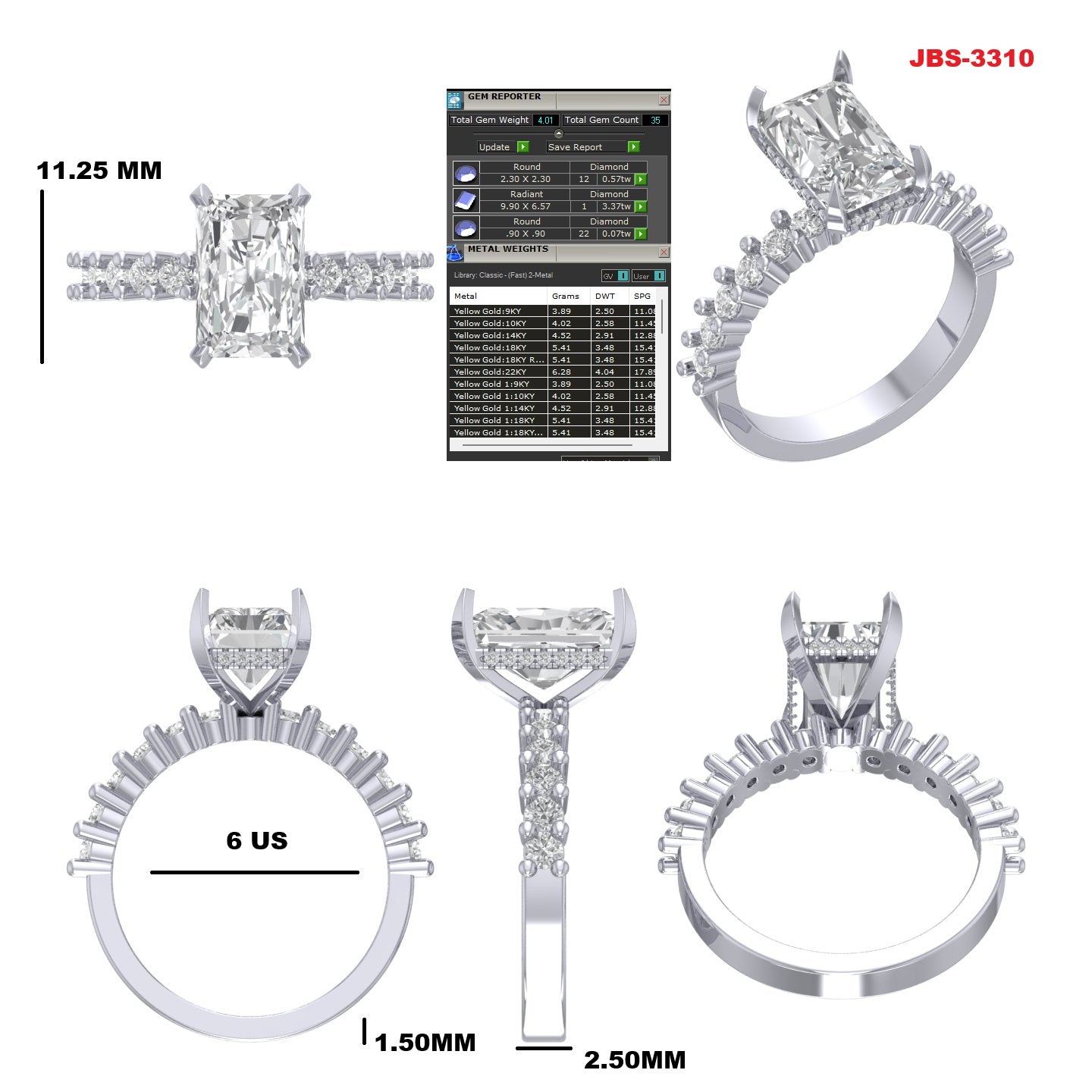 Custom Ring Order - Skyler final payment