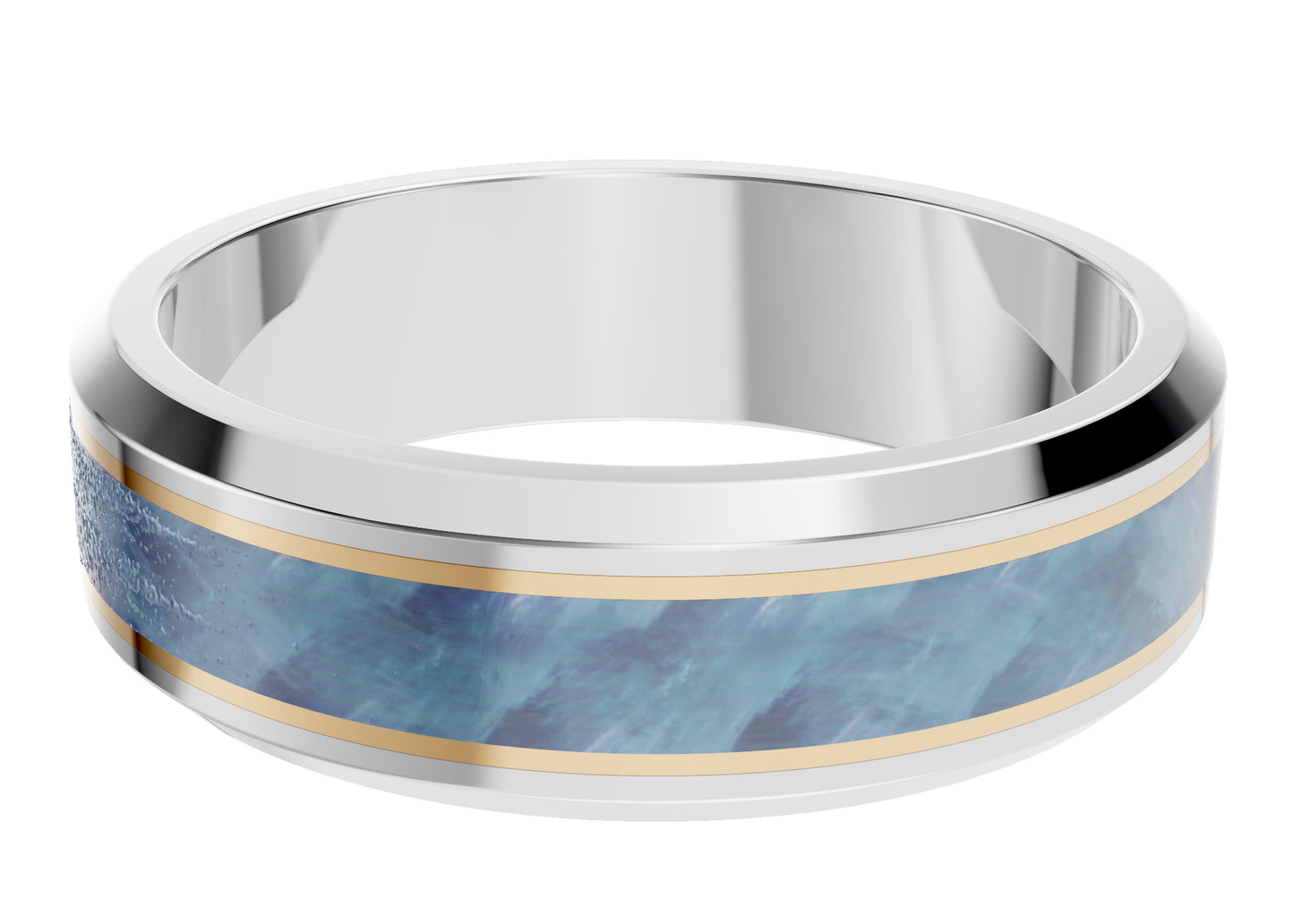 Wrightsville Resin and Gold Men's Band