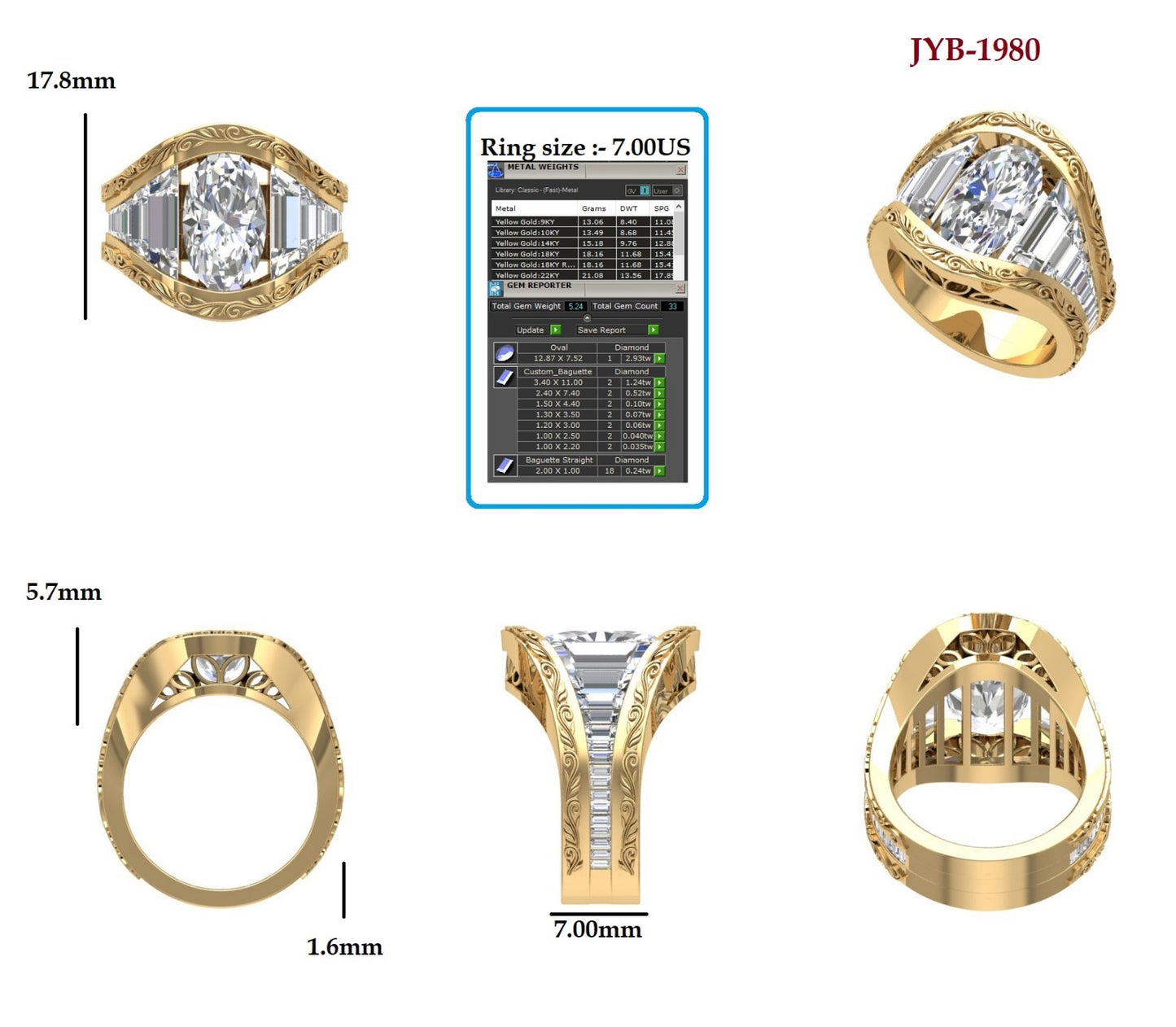 Custom Ring Order - Jessica Moval