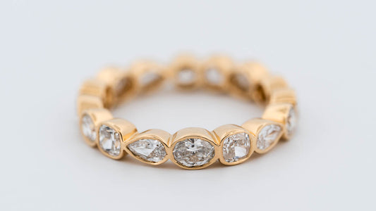 Mixed-Cut Lab Grown Diamond Eternity Wedding Band – 2.50 Carats