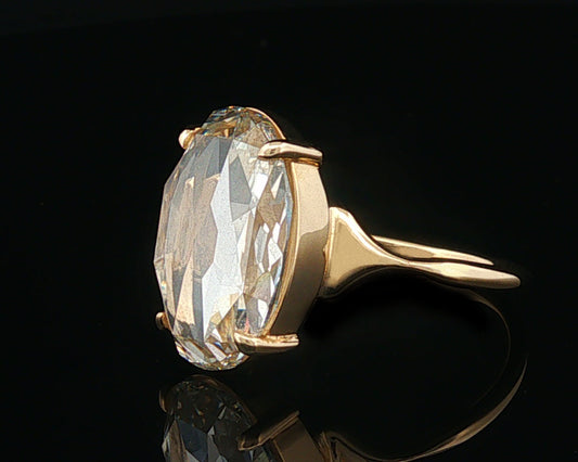 The Jess - An exquisite Solitaire Ring, Featuring a Rose-Cut Diamond - Setting Only