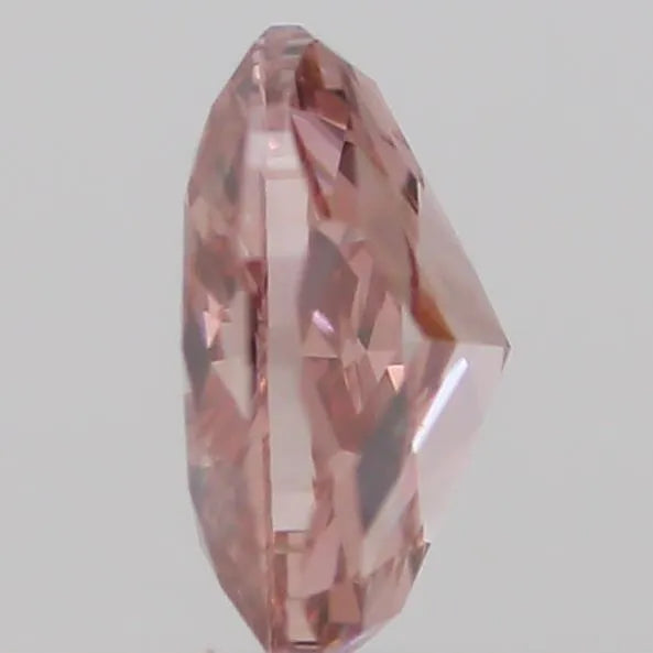 0.15ct Oval Natural Diamond (Colour Fancy Intense Orangey Pink, Clarity VS2, GIA Certified)