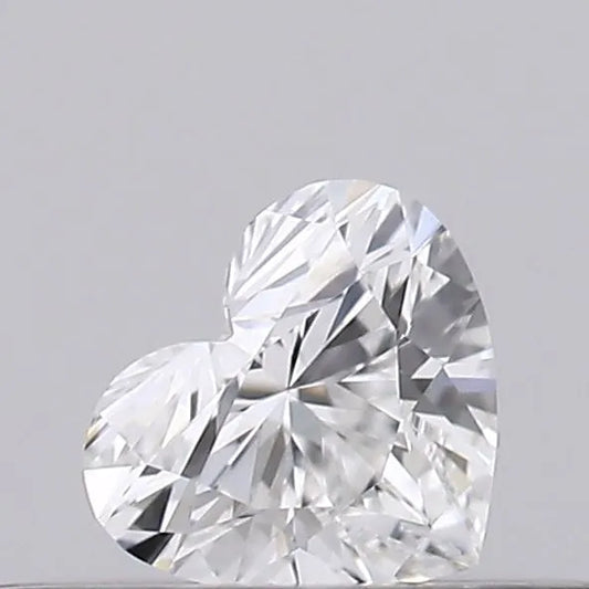 0.18ct Heart Natural Diamond (Colour F, Clarity VVS1, GIA Certified)