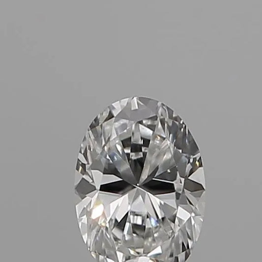 0.19ct Oval Natural Diamond (Colour E, Clarity VVS2, Cut GD, GIA Certified)