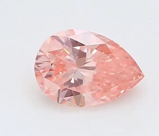0.20ct Pear Lab Grown Diamond (Colour Fancy Vivid Pink, Clarity VS1, IGI Certified)