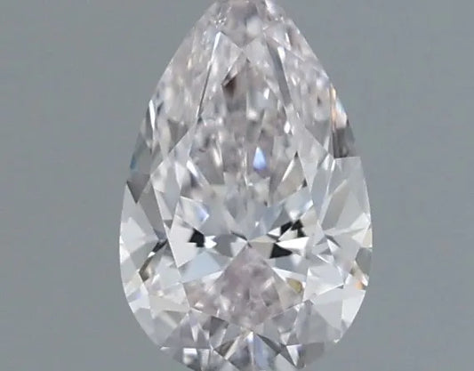 0.24ct Pear Natural Diamond (Colour Faint Pink, Clarity VVS2, GIA Certified)