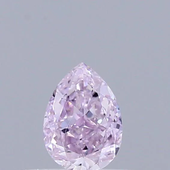 0.25ct Pear Natural Diamond (Colour Fancy Light Purplish Pink, Clarity VS2, GIA Certified)
