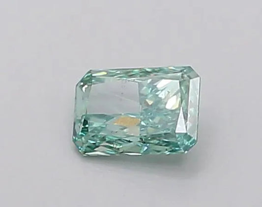 0.26ct Radiant Lab Grown Diamond (Colour Fancy Vivid Green, Clarity VS2, IGI Certified)
