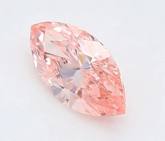 0.27ct Marquise Lab Grown Diamond (Colour Fancy Vivid Pink, Clarity VS1, IGI Certified)