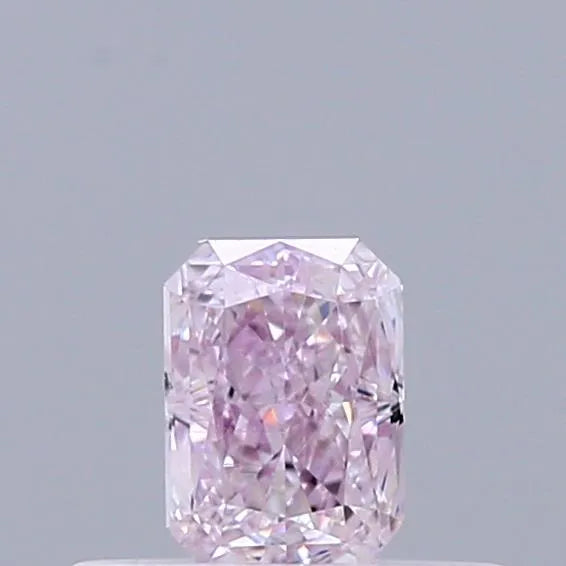 0.28ct Radiant Natural Diamond (Colour Fancy Light Purplish Pink, Clarity VS1, GIA Certified)