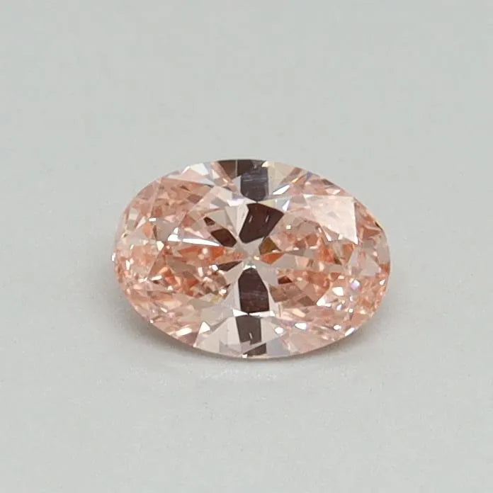 0.30ct Oval Lab Grown Diamond (Colour Fancy Intense Pink, Clarity VS2, IGI Certified)