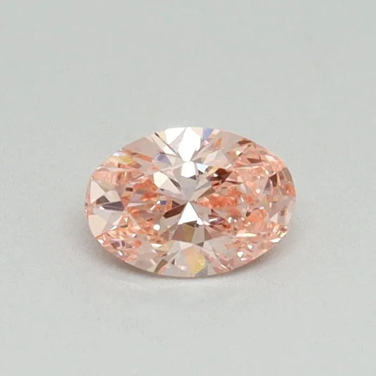 0.30ct Oval Lab Grown Diamond (Colour Fancy Vivid Pink, Clarity VS2, IGI Certified)
