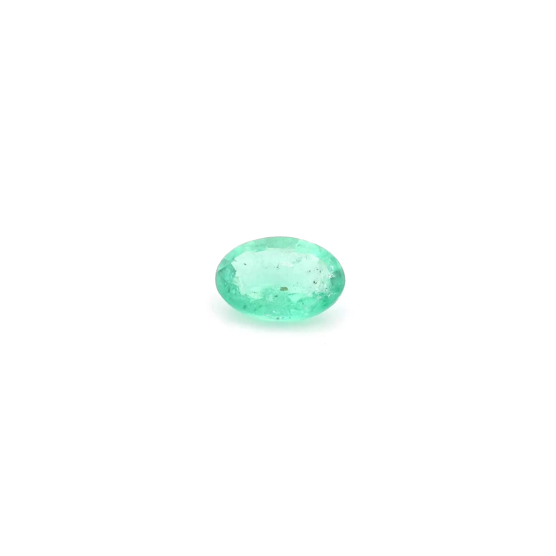0.35ct Oval Natural Emerald (Colour Green, Clarity Slightly Included, Cut Faceted)