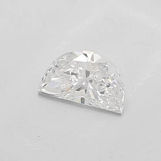 0.36ct Half moon Lab Grown Diamond (Colour E, Clarity VVS2, IGI Certified)