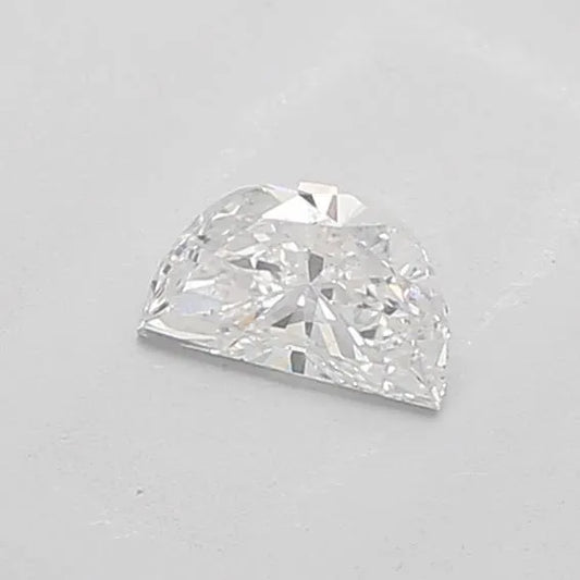 0.36ct Half moon Lab Grown Diamond (Colour E, Clarity VVS2, IGI Certified)
