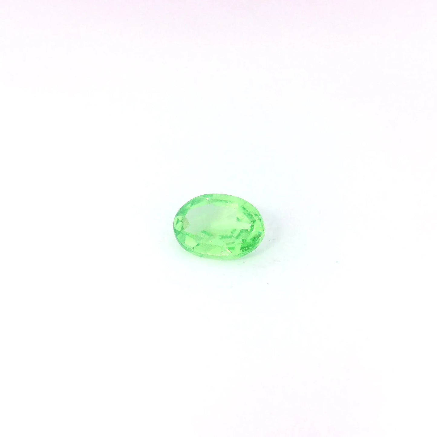 0.36ct Oval Natural Garnet (Colour Green, Clarity Slightly Included, Cut Faceted)