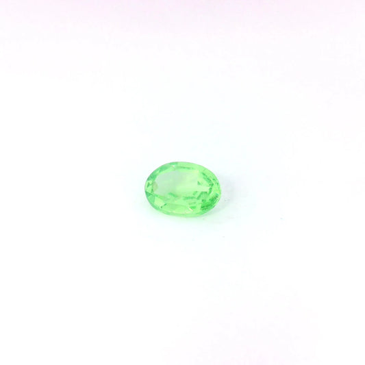 0.36ct Oval Natural Garnet (Colour Green, Clarity Slightly Included, Cut Faceted)