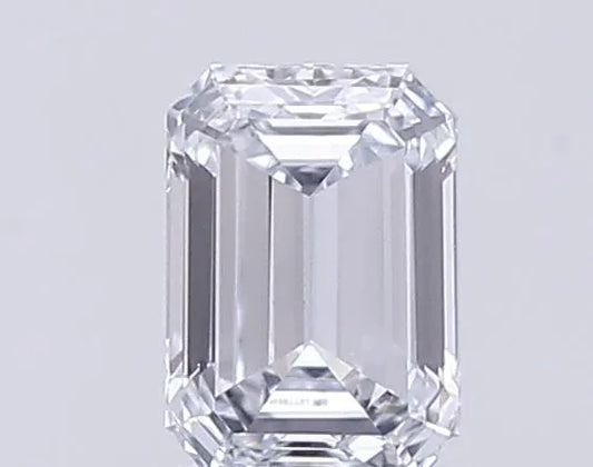 0.41ct Emerald Lab Grown Diamond (Colour F, Clarity VVS2, IGI Certified)