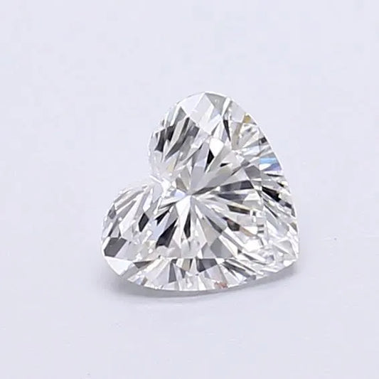 0.42ct Heart Lab Grown Diamond (Colour D, Clarity VVS1, IGI Certified)