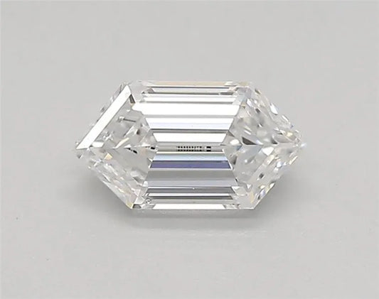 0.46ct Hexagonal Lab Grown Diamond (Colour D, Clarity VS1, IGI Certified)