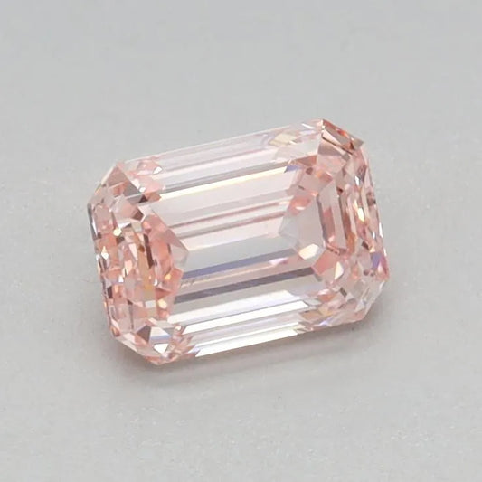 0.50ct Emerald Lab Grown Diamond (Colour Fancy Intense Pink, Clarity VS1, IGI Certified)
