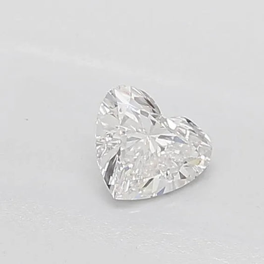 0.50ct Heart Lab Grown Diamond (Colour E, Clarity VS2, IGI Certified)