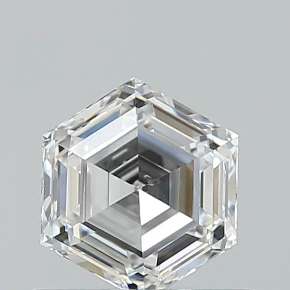 0.51ct Hexagonal Natural Diamond (Colour E, Clarity VS2, Cut EX, GIA Certified)