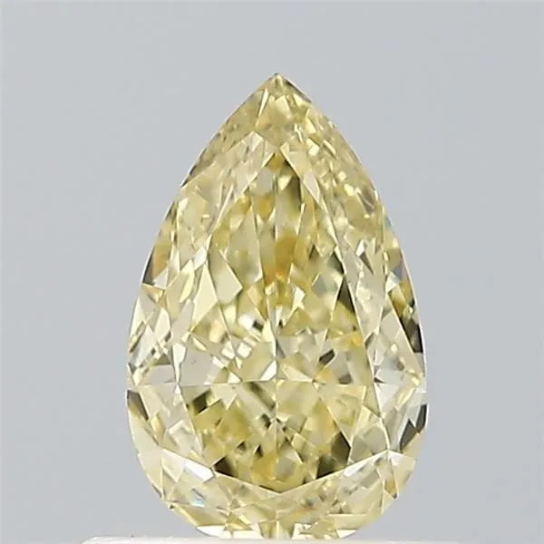0.52ct Pear Lab Grown Diamond (Colour Fancy Yellow, Clarity VVS2, IGI Certified)