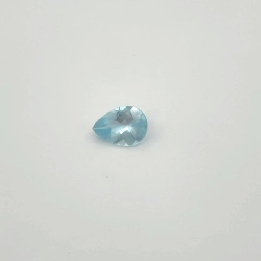 0.52ct Pear Natural Aquamarine (Colour Blue, Clarity Eye Clean, Cut Faceted)
