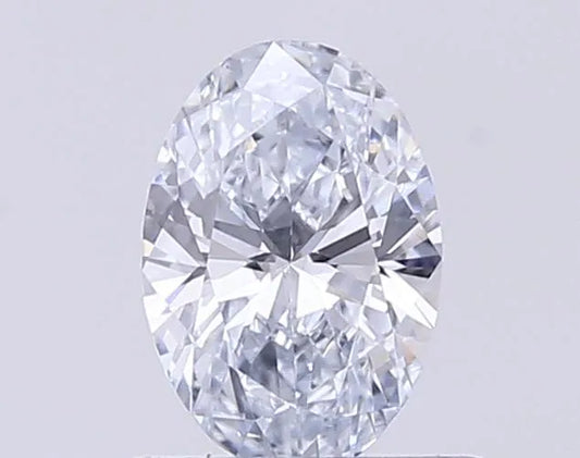 0.53ct Oval Lab Grown Diamond (Colour H, Clarity VVS2, IGI Certified)