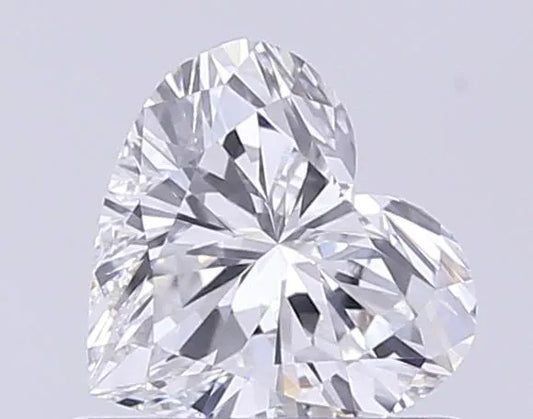 0.54ct Heart Lab Grown Diamond (Colour E, Clarity VVS1, IGI Certified)