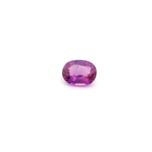 0.54ct Oval Natural Ruby (Colour Red, Clarity Slightly Included, Cut Faceted)