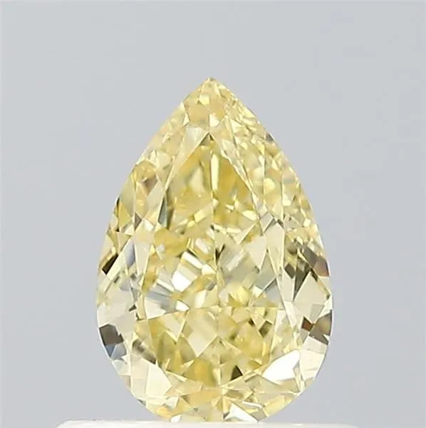 0.54ct Pear Lab Grown Diamond (Colour Fancy Intense Yellow, Clarity VVS2, IGI Certified)