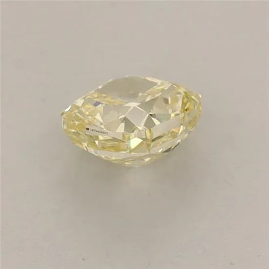 0.55ct Cushion modified Lab Grown Diamond (Colour Fancy Yellow, Clarity VS1, IGI Certified)