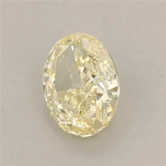 0.60ct Oval Lab Grown Diamond (Colour Fancy Yellow, Clarity VS1, IGI Certified)
