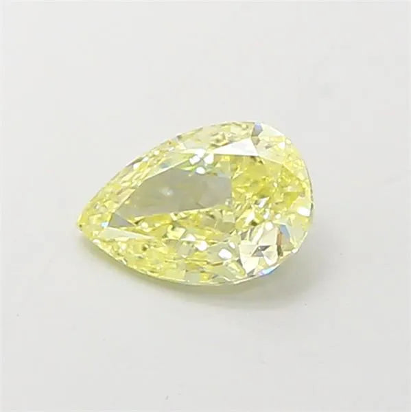 0.60ct Pear Lab Grown Diamond (Colour Fancy Yellow, Clarity SI1, IGI Certified)