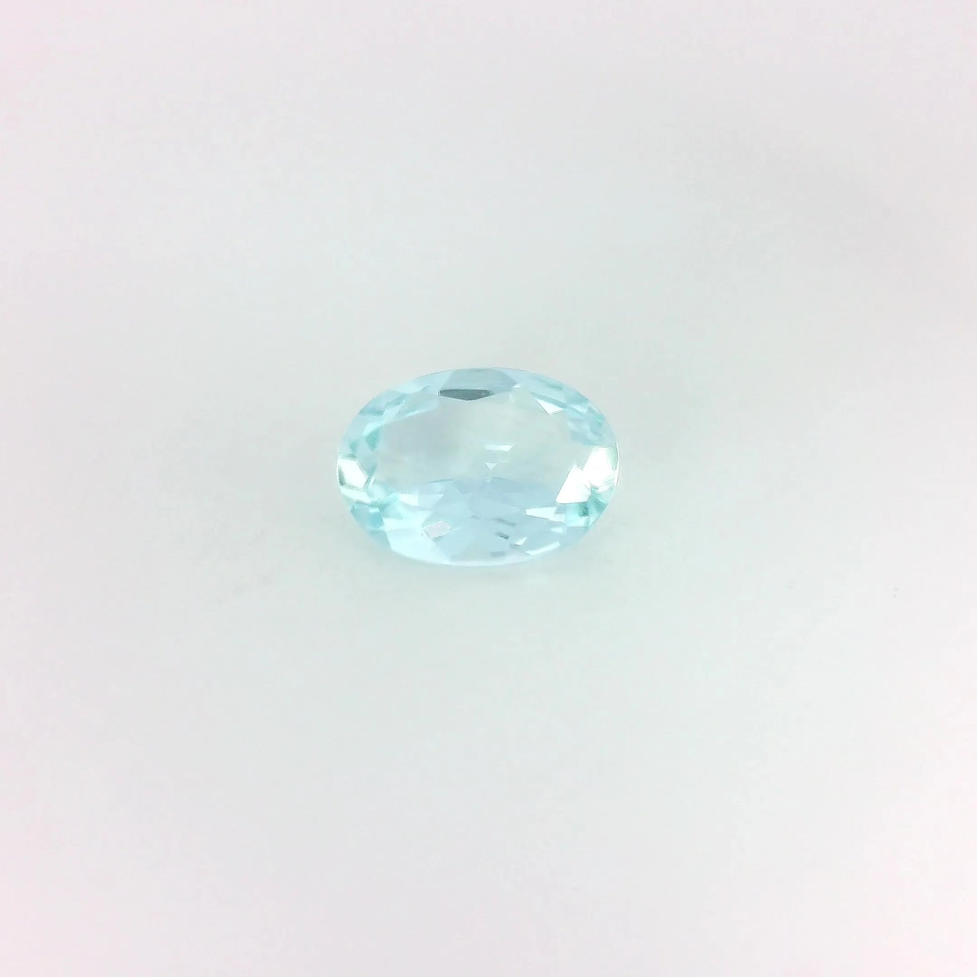 0.61ct Oval Natural Aquamarine (Colour Blue, Clarity Eye Clean, Cut Faceted)