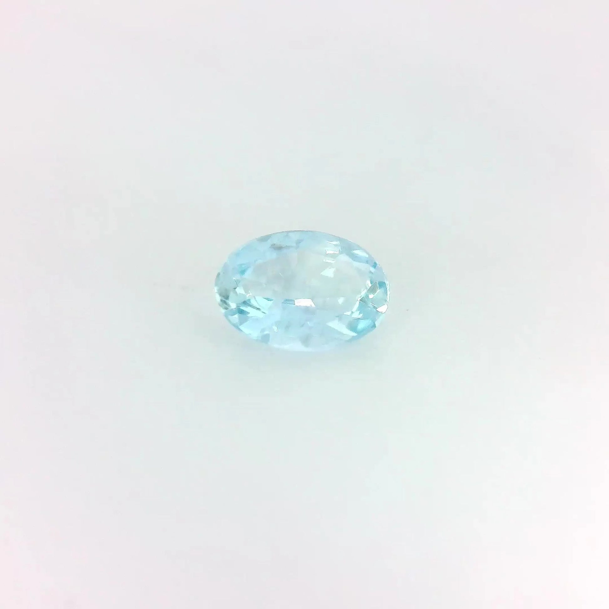 0.63ct Oval Natural Aquamarine (Colour Blue, Clarity Eye Clean, Cut Faceted)