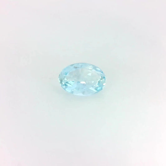 0.63ct Oval Natural Aquamarine (Colour Blue, Clarity Eye Clean, Cut Faceted)