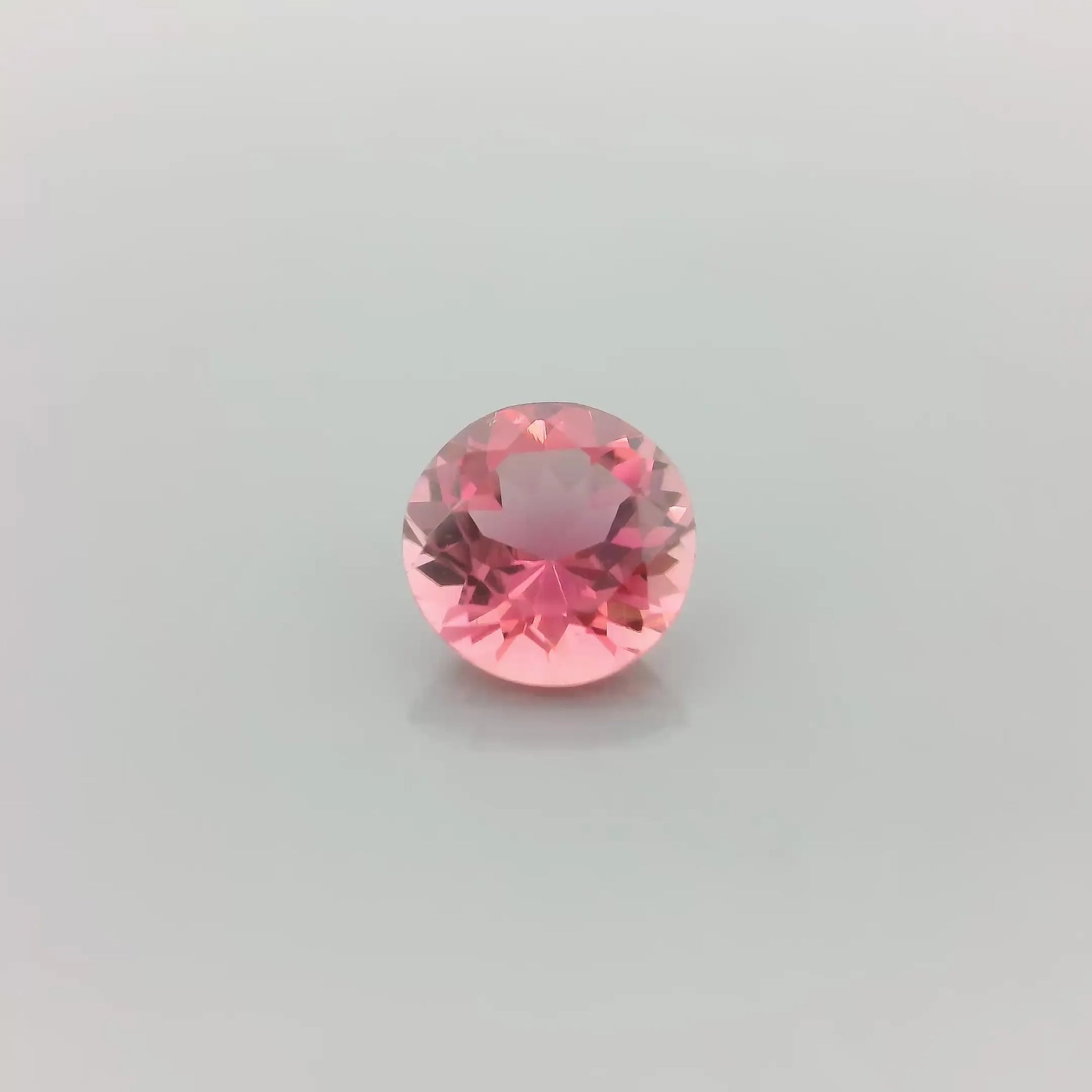 0.75ct Round Natural Tourmaline (Colour Pink, Clarity Eye Clean, Cut Faceted)
