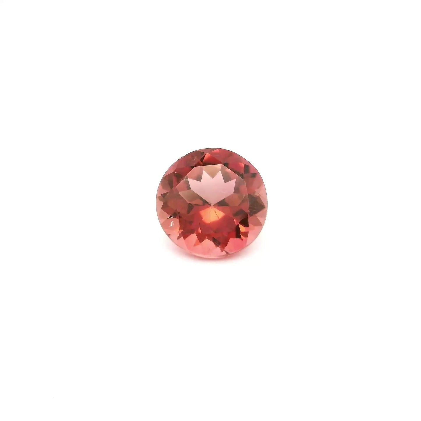 0.75ct Round Natural Tourmaline (Colour Pink, Clarity Slightly Included, Cut Faceted)