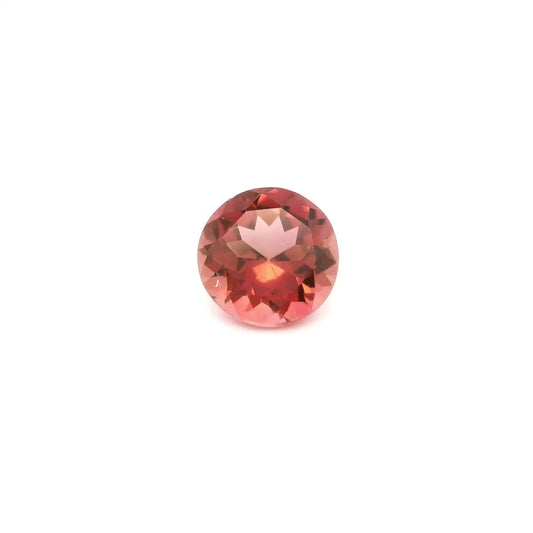 0.75ct Round Natural Tourmaline (Colour Pink, Clarity Slightly Included, Cut Faceted)