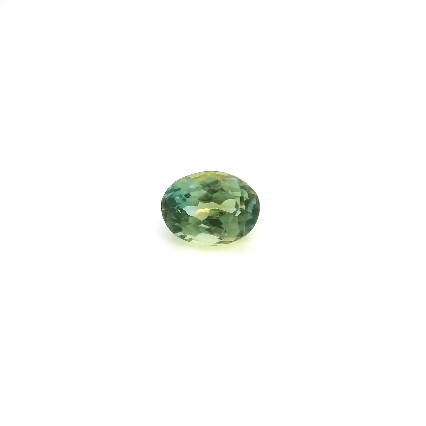 0.77ct Oval Natural Sapphire (Colour Green, Clarity Slightly Included, Cut Faceted)