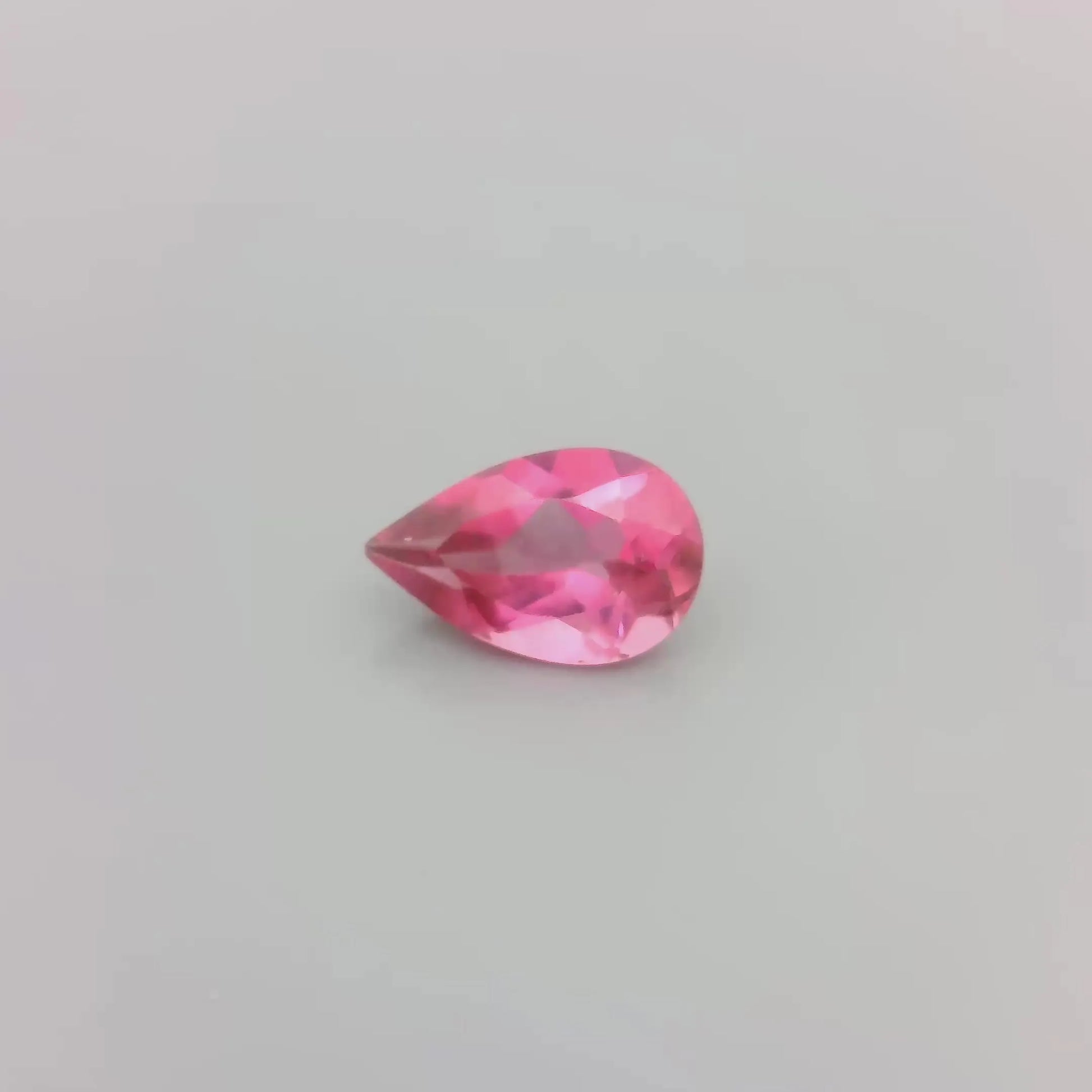 0.80ct Pear Natural Tourmaline (Colour Pink, Clarity Eye Clean, Cut Faceted)