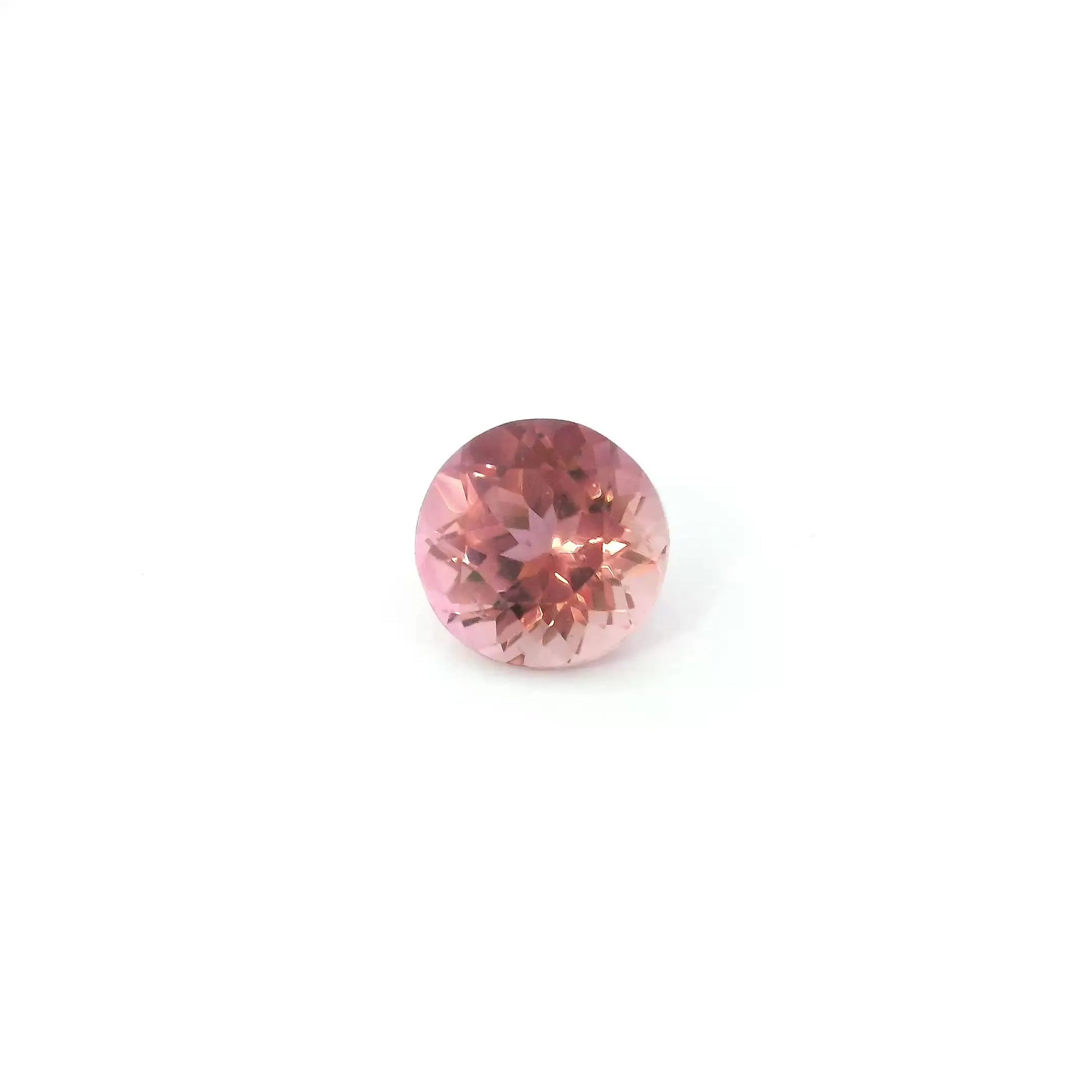 0.83ct Round Natural Tourmaline (Colour Pink, Clarity Slightly Included, Cut Faceted)